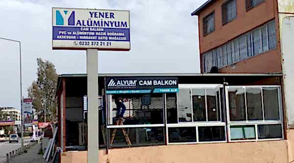 İzmir / Yener Alüminyum ve Isıcamlı Cam Balkon